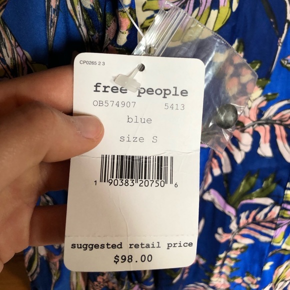 Funky free people button up shirt. - Picture 4 of 5